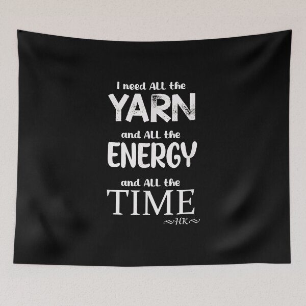 Item preview, I Need All The Yarn Energy Time Funny Knitting Crochet Lover designed and sold by SaboCollita.