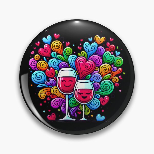 Item preview, Wine Lovers Heart designed and sold by theflandonian.