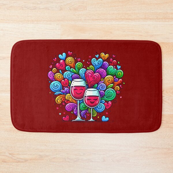 Item preview, Wine Lovers Heart designed and sold by theflandonian.