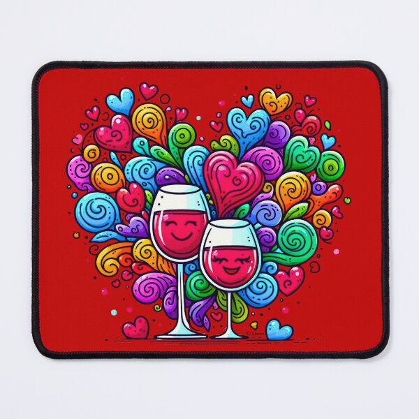 Item preview, Wine Lovers Heart designed and sold by theflandonian.
