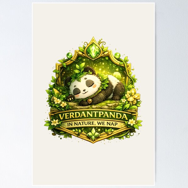Item preview, Nature Guardian Panda Verdant designed and sold by Stikaro.