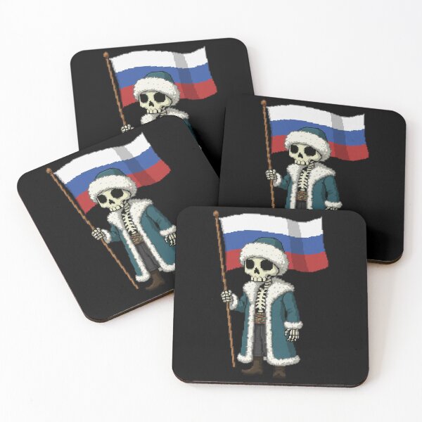 Item preview, Russian Pixel Skeleton Shirt | Mr. SKVLL | Russia Flag Skeleton Gift designed and sold by MR.SKVLL.