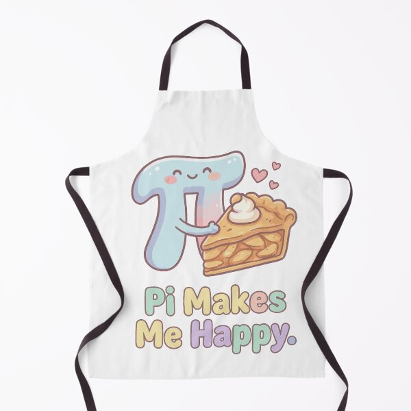 Item preview, Cute Pi Makes Me Happy Math Pun designed and sold by Oko Shop.