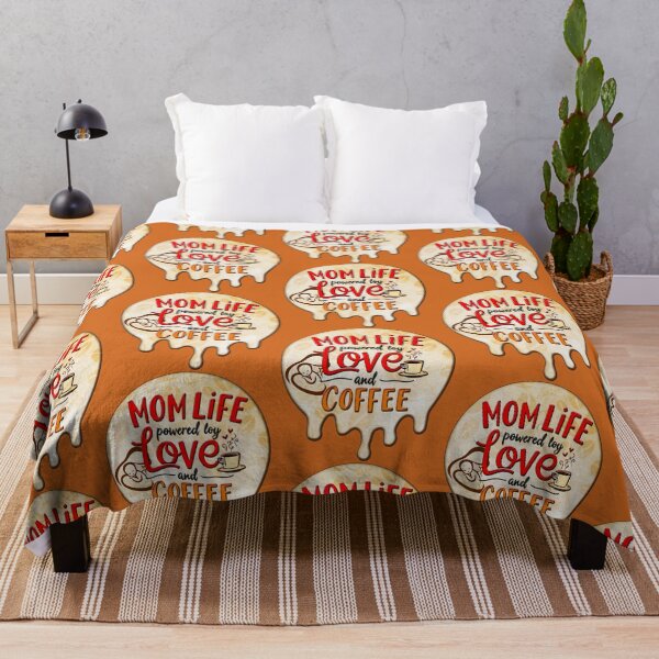 Item preview, Mom Life Powered by Love and Coffee – Fun Design designed and sold by Topoartispp.