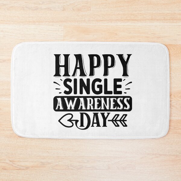 Item preview, Happy Single Awarness day gift for singles designed and sold by Kondi-Art.