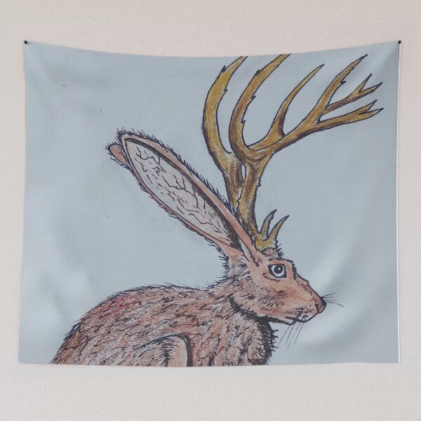 Aperçu de l'œuvre Jackalope créée et vendue par Matt Starr Fine Art .