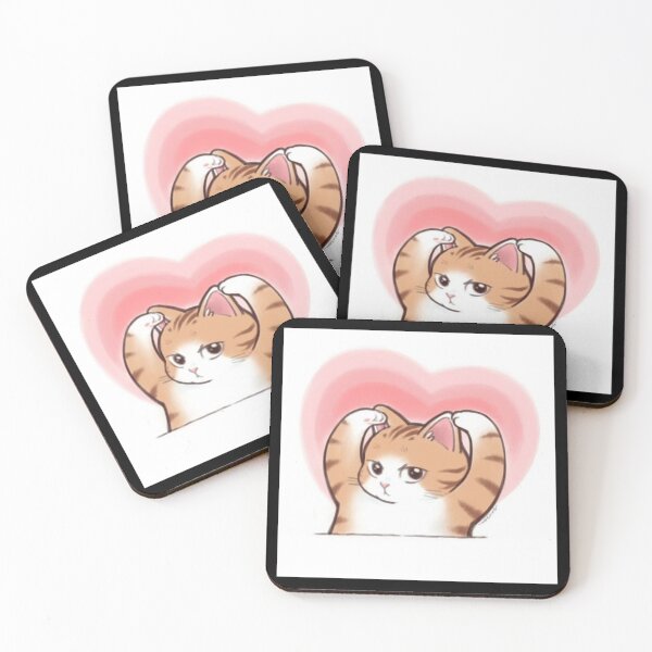 Item preview, Drawing of a cute playful cat showing love  designed and sold by NivyasArtistry.