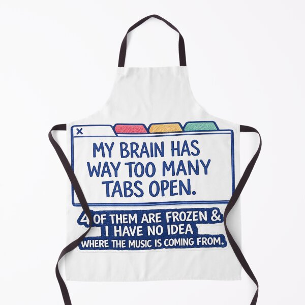 Item preview, Too Many Tabs Brain designed and sold by DJT-Merch.