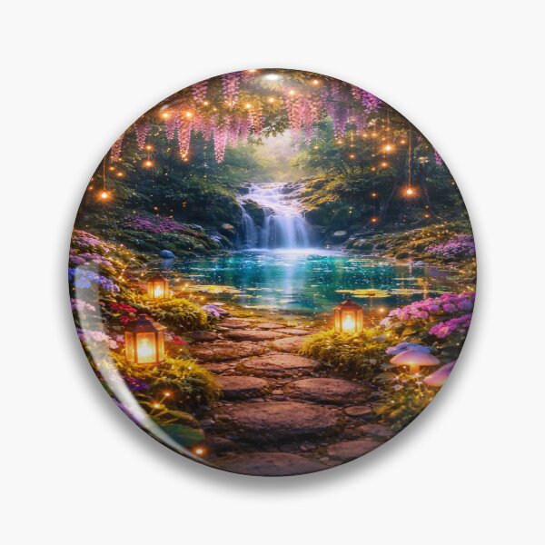 Item preview, Fantasy forest with waterfall designed and sold by Stiix.