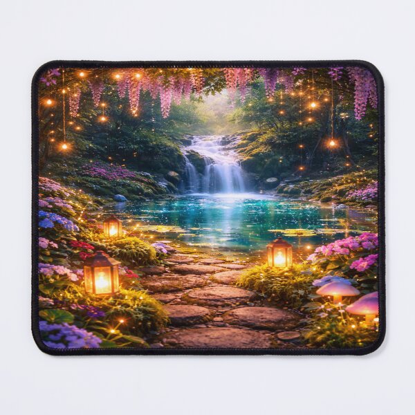Item preview, Fantasy forest with waterfall designed and sold by Stiix.