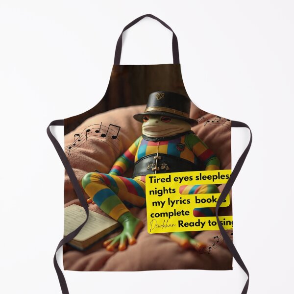 Item preview, Frog sleepless night lyrics book ready to sing joke custom design tee designed and sold by Dew Drop wear.
