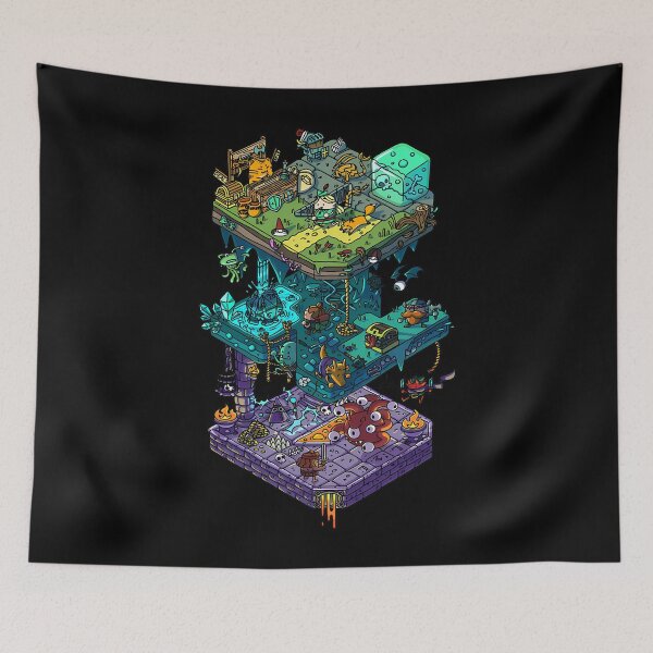 Item preview, Dungeons And Isometric Dragons designed and sold by ABORIKA.