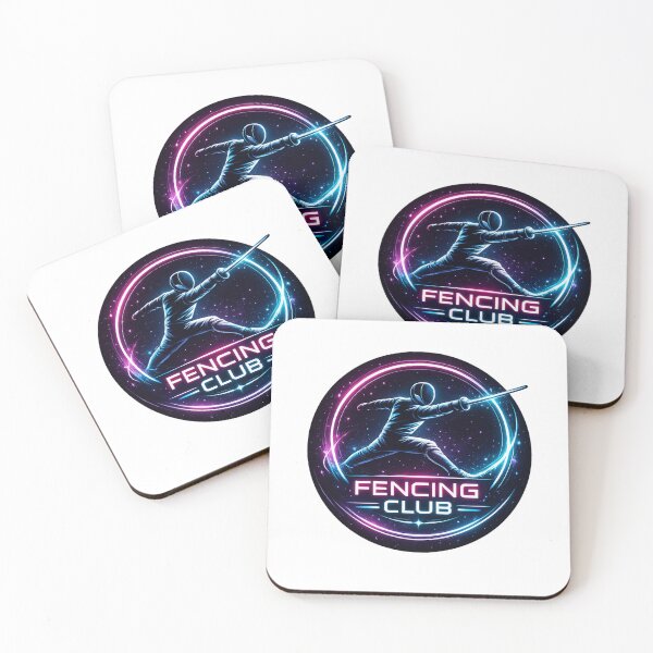 Item preview, Neon Fencing Club designed and sold by ChillCharmStudio.