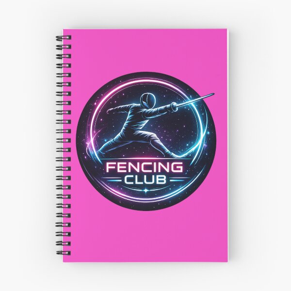 Item preview, Neon Fencing Club designed and sold by ChillCharmStudio.