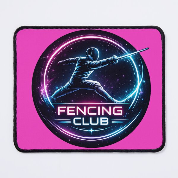 Item preview, Neon Fencing Club designed and sold by ChillCharmStudio.