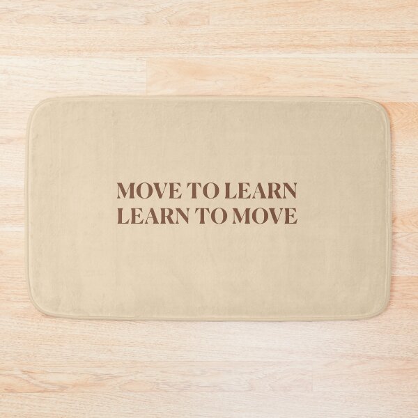 Item preview, Move to learn! - brown designed and sold by Feldymerch.