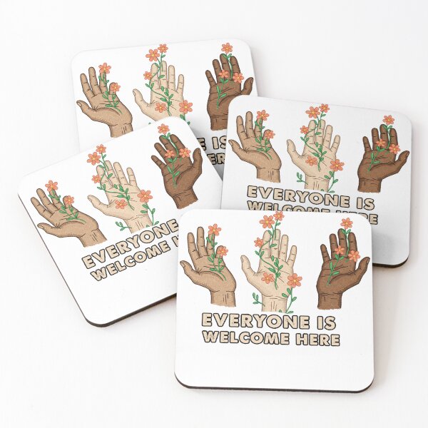 Item preview, Everyone is Welcome Here Diversity Inclusion designed and sold by TeeARTHY.
