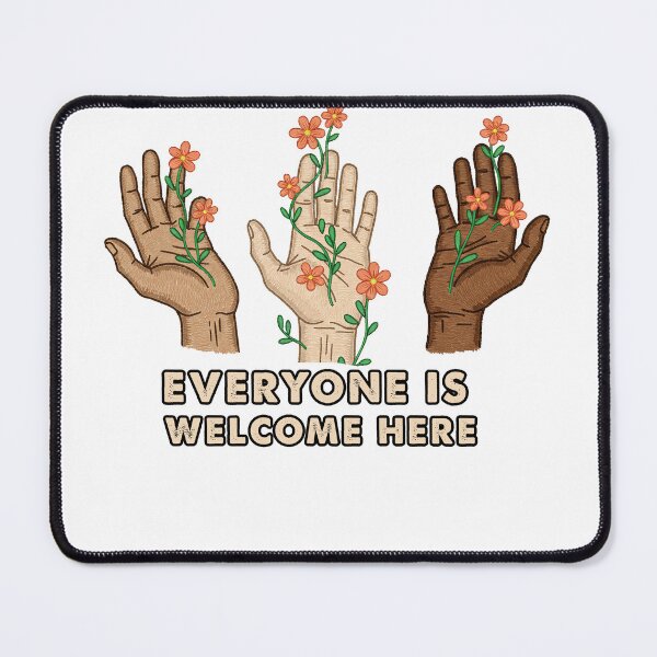 Item preview, Everyone is Welcome Here Diversity Inclusion designed and sold by TeeARTHY.