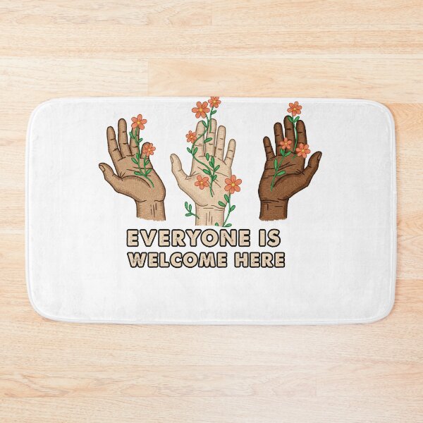 Item preview, Everyone is Welcome Here Diversity Inclusion designed and sold by TeeARTHY.