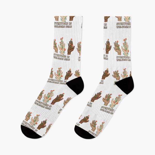 Item preview, Everyone is Welcome Here Diversity Inclusion designed and sold by TeeARTHY.