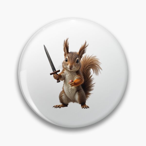 Item preview, Valiant Squirrel with Knight Sword designed and sold by TeeARTHY.
