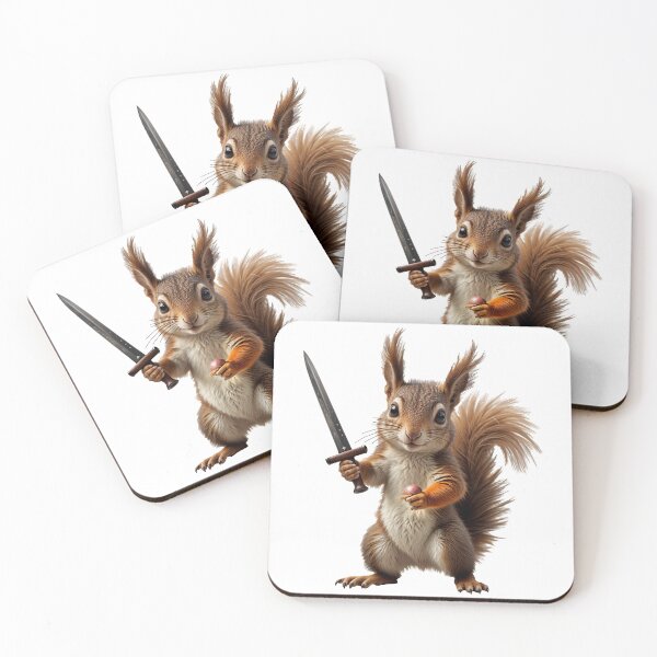 Item preview, Valiant Squirrel with Knight Sword designed and sold by TeeARTHY.
