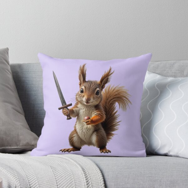Item preview, Valiant Squirrel with Knight Sword designed and sold by TeeARTHY.