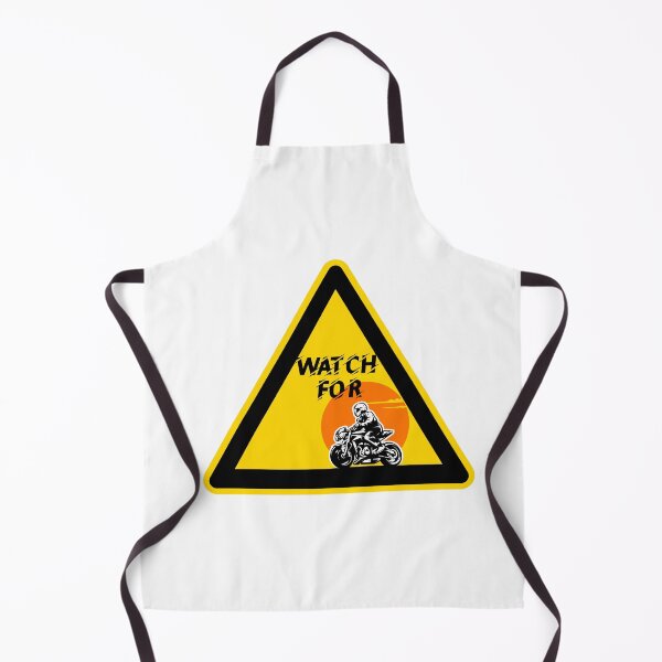 Item preview, watch out for motorcycles warning sign designed and sold by Kondi-Art.