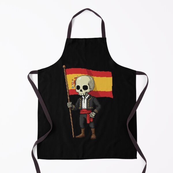 Item preview, Spanish Pixel Skeleton Shirt | Mr. SKVLL | Spain Flag Skeleton Gift designed and sold by MR.SKVLL.