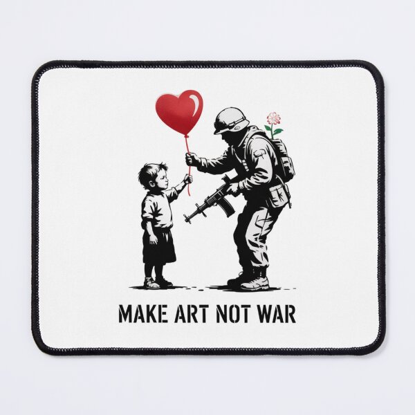 Item preview, Make art not war designed and sold by 123ks.
