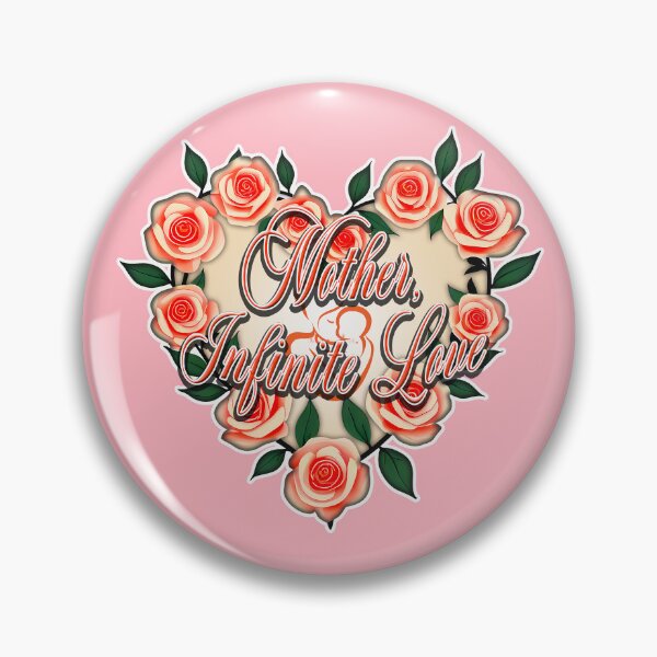 Item preview, Mother Infinite Love – Floral Typography designed and sold by Topoartispp.