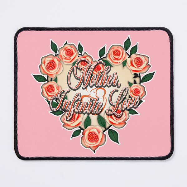 Item preview, Mother Infinite Love – Floral Typography designed and sold by Topoartispp.