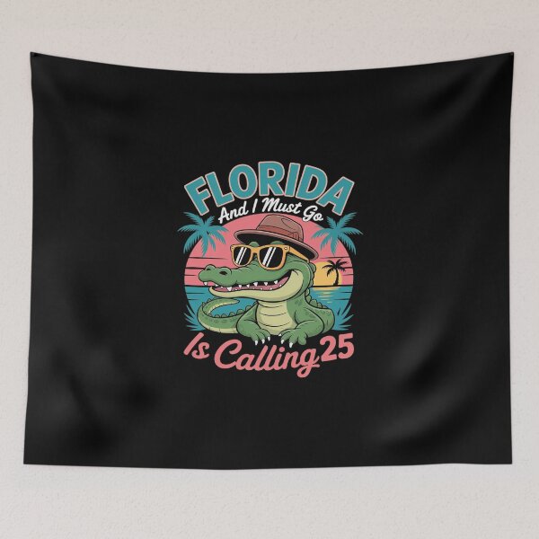 Item preview, Florida Is Calling And I Must Go 2025 Summer Vibes Florida  designed and sold by DigitaldeligArt.