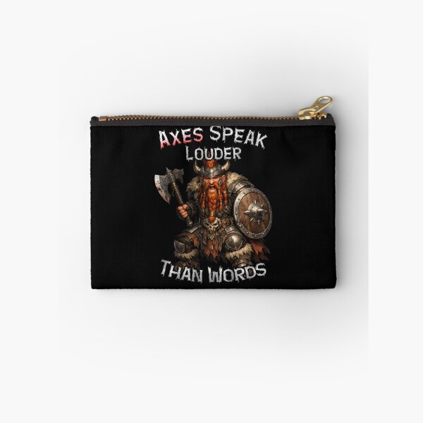 Item preview, Axes Speak Louder Than Words  Dwarven Warrior designed and sold by SHHCreations.