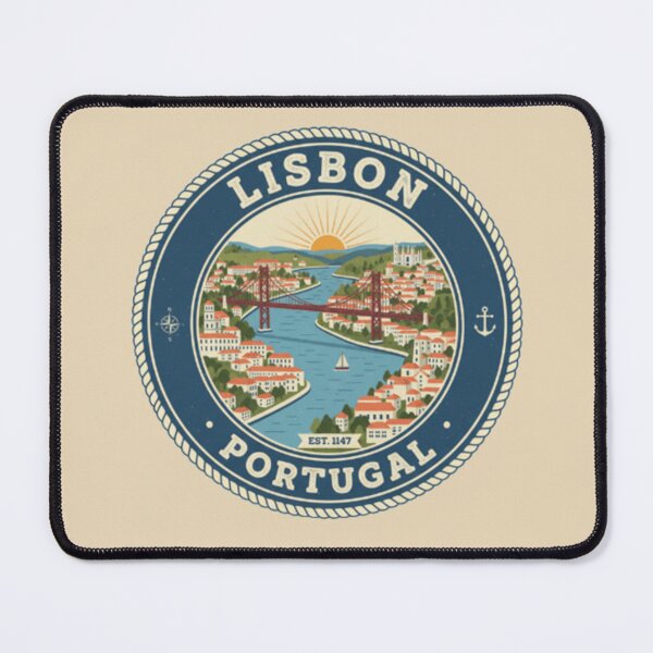 Item preview, Lisbon Portugal Vintage Travel Badge designed and sold by Travel Souvenirs 30.