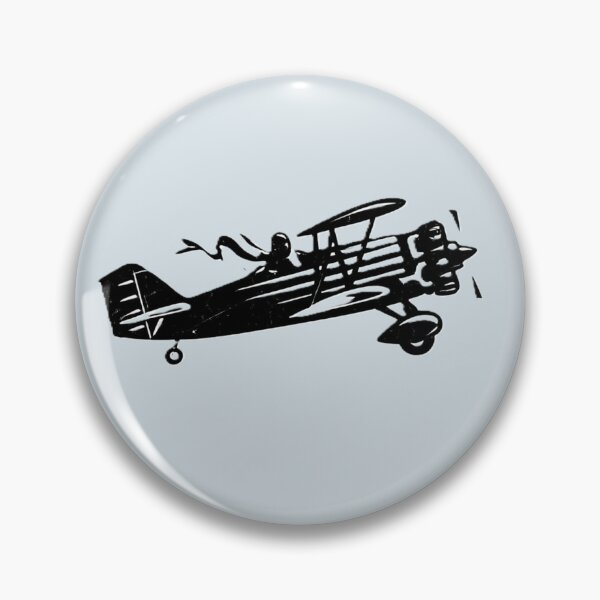 Item preview, vintage biplane lowflying airshow plane general aviation designed and sold by PilotandPlane.