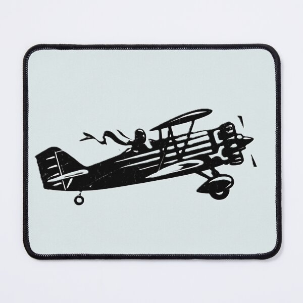 Item preview, vintage biplane lowflying airshow plane general aviation designed and sold by PilotandPlane.