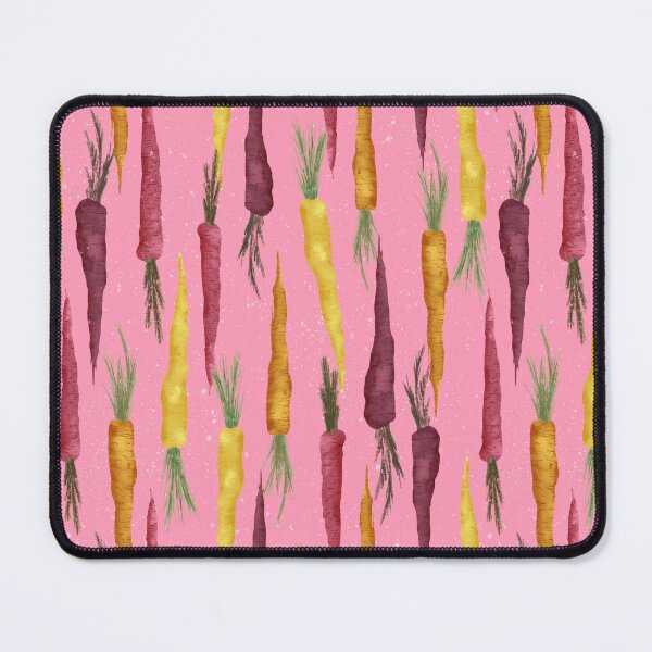 Item preview, Carrot Garden Scandinavian Kids Pattern – Rainbow Vegetables on Pink designed and sold by NoemiMarozsan.