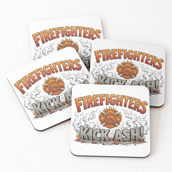 Item preview, Firefighters Kick Ash designed and sold by graficsfx.