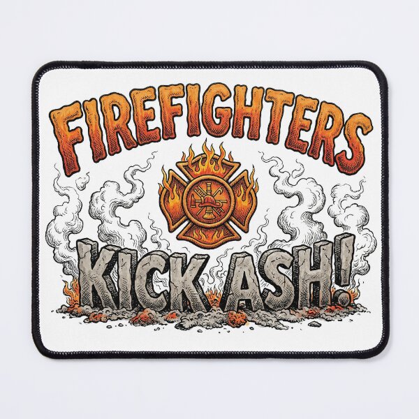 Item preview, Firefighters Kick Ash designed and sold by graficsfx.