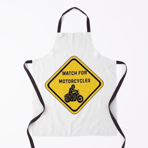Item preview, watch out for motorcycles warning sign designed and sold by Kondi-Art.