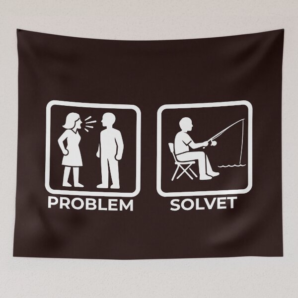 Item preview, Problem Solved Fishing designed and sold by PrintAtelier.