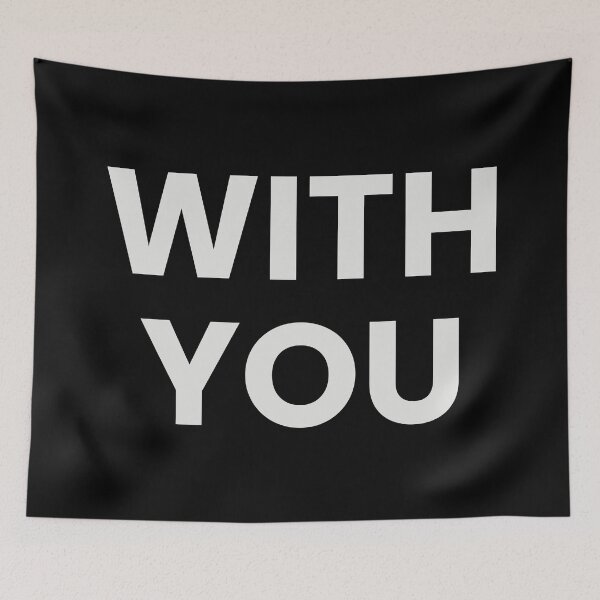 Item preview, WITH YOU – Minimalist Typography for Couples designed and sold by BrushRushX.