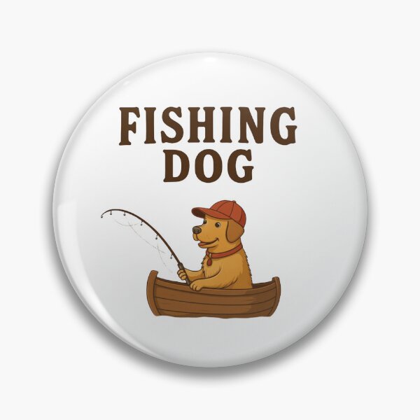 Item preview, Fishing Dog | Funny Outdoor Dog T-Shirt designed and sold by RALYSHOP.