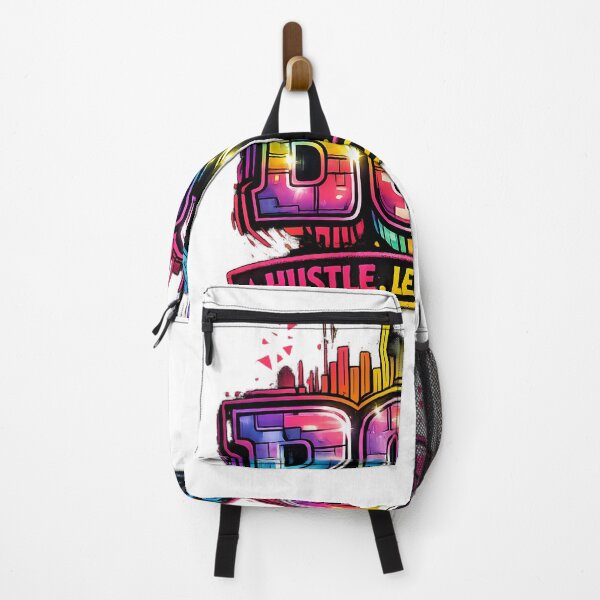 Item preview, Neon Rainbow Boss Hustle Quote designed and sold by Mastermind-Art.