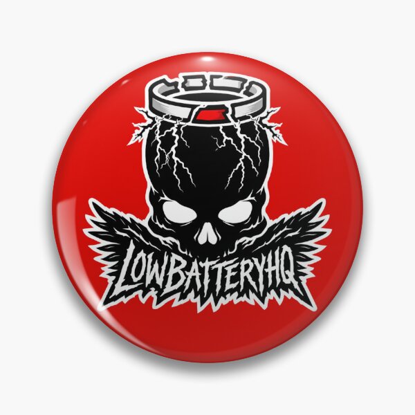 Item preview, LowBatteryHQ – Cracked Halo Skull designed and sold by LowBatteryHQ.
