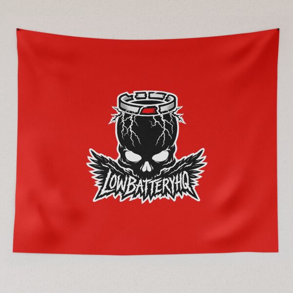 Item preview, LowBatteryHQ – Cracked Halo Skull designed and sold by LowBatteryHQ.