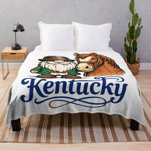 Item preview, Kentucky Gnome & Horse Illustration designed and sold by Moriarty's Digital Visions.