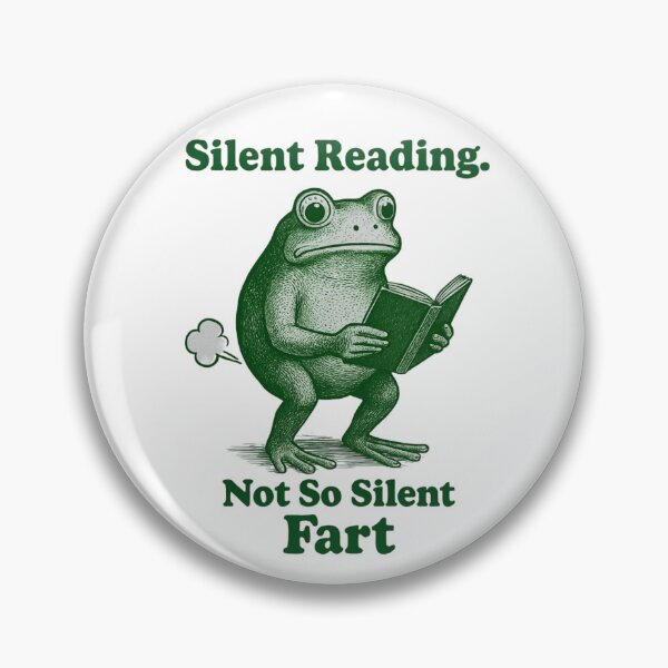 Item preview, Silent Reading Not So Silent Fart Funny Design For Book Lover  designed and sold by Thread&Fable.