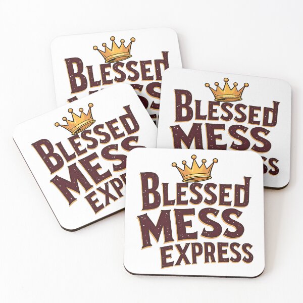 Item preview, Blessed Mess Express Christian Humor Design designed and sold by Pastor Reeves Studio.